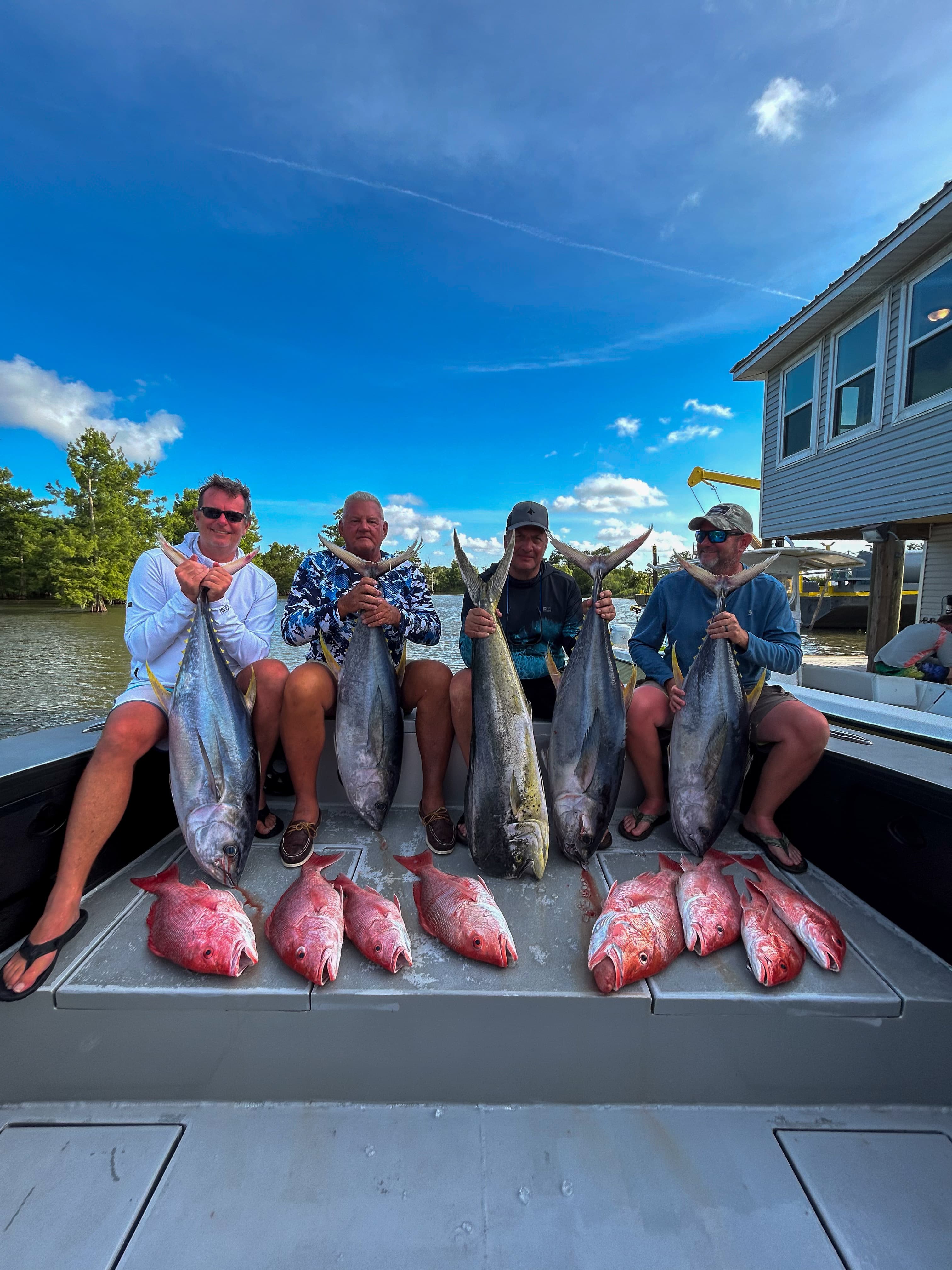 Corporate group fishing charters Venice Louisiana